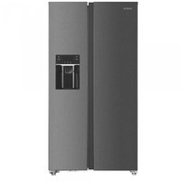Side by Side Samus SSX-668NFID, 513 L, Full No Frost, Dozator de apa /gheata, Clasa Energetica F, Display Touch, 2 Sertare legume, H 177.5 cm, Inox