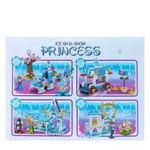 Set 4 Jocuri cu Piese de Constructie LB Plus, Princess, 898 Piese , Multicolor