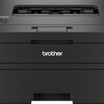 Imprimanta laser monocrom Brother HL-L2460DN, Ethernet, USB, display LCD, fata-verso