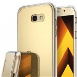 Protectie spate Ringke MIRROR ROYAL GOLD pentru Samsung Galaxy A5 2017 + BONUS folie protectie display Ringke (Auriu)