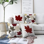 Set 4 fețe de pernă din chenille Minimalist Cushion Covers Leaves, 55 x 55 cm, Minimalist Cushion Covers