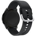 Accesoriu smartwatch Curea silicon universala Strap TYS 22mm Negru, OEM
