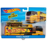 Set Camion Si Masina Sport Hot Wheels Pencil Pusher, HOT WHEELS - Vehicule