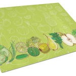 Caroline`s Treasures Carolines Comori BB5135LCB fructe și legume în sticlă verde de tăiere Boar 12H x 16W, 