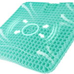 Perna pentru scaun NewMum, gel polimeric, verde deschis, 43 x 46 x 3,5 cm
