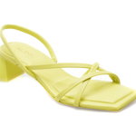 Sandale ALDO galbene, MINIMA720, din piele ecologica, ALDO