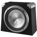 Subwoofer Pasiv Auto 355 X 300 X 180 Mm, Difuzor 10 Inch, Putere 150w, Dynamic Bass, Colturi Protejate, 4 Ohmi, Negru, SAL