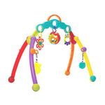 Arcada cu activitati, Playgro, Playgym, Pliabila, Cu 5 jucarii detasabile, Culori si texturi vibrante, Pentru activitati fizice, 0 luni+, Fold and Go Playgym, Playgro