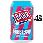Barr Bubblegum - gumă de mestecat 330ml - 12pack (EXP 30.11.2023), Barr