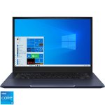 Laptop Asus ExpertBook, FullHD de 14 inch, Intel Core i5-1155G7, 8GB, 256GB M.2, Grafica integrata, EFI Shell, Tastatura maghiara, Negru