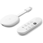 Google Chromecast Google TV HD HDMI Bluetooth Wi-Fi Telecomanda comenzi vocale Alb
