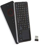 Mini tastatura Rii i6 wireless cu fata dubla control telecomanda IR, Rii tek