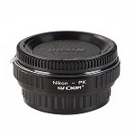 Adaptor montura K&F Concept Nikon-PK u sticla optica de la Nikon F la Pentax K