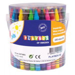 Set 100 creioane colorate, PLAYBOX