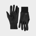 Mănuși softshell Touch Screen unisex - negre, 4F Sportswear