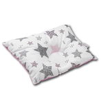 Cosulet bebelus pentru dormit Kidizi Baby Nest + pernuta plagiocefalie Kidizi Pink Stars, Kidizi