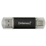 Pendrive Intenso Intenso Twist Line 128 GB, stick USB (antracit/transparent, USB-A 3.2 Gen 1, USB-C 3.2 Gen 1), Intenso