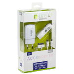 USB travel incarcator kit 3in1 retea+auto M-Life, M LIFE