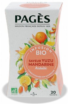 Ceai BIO pentru revigorare (yuzu, mandarine) Pages, 20 pliculete