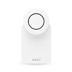 Incuietoare inteligenta Nuki Smart Lock 4.0, Wireless, Bluetooth 5.0, Control aplicatie, Raza detectie 10 m, 