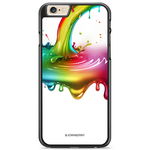 Bjornberry Shell iPhone 6 Plus/6s Plus - Rainbow Splash, 