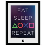 Tablou - Playstation - Eat Sleep Repeat