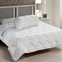 Pilota iarna, 180x210cm, matlasata, umplutura 100% lana, 400g/m2, tesatura damasc policoton, lavabila, Pucioasa, bleumarin