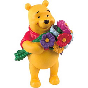 Figurina Winnie the Pooh cu Flori