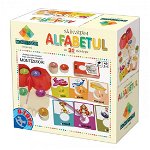 Joc educativ D-Toys - Montessori inspired Sa invatam alfabetul, D-Toys