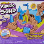 Spin Master Kinetic Sand - Piasek kinetyczny Zamek na plaży Zestaw z piaskownicą 20143453, Spin Master