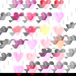 Felicitare - Aquarell Hearts Gold | Paperproducts Design, Paperproducts Design