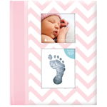 Pearhead - Caietul bebelusului cu amprenta cerneala pink, Pearhead