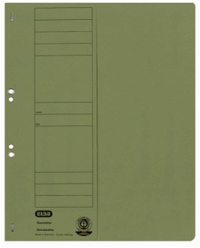 Dosar Carton Cu Capse 1/2 Elba Smart Line - Verde