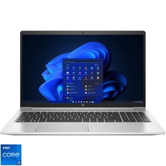 Laptop HP ProBook 450 G9, Intel Core i7-1255U, 15.6inch, RAM 8GB, SSD 512GB, Intel Iris Xe Graphics, Windows 10 Pro, Silver