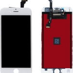 Renov8 Display LCD + Touch Screen for iPhone 6 - White (brand new LG display), Renov8