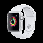 Apple Watch S3 GPS 38mm Silver - White Sport Band, apple