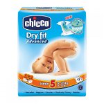 Scutece Dry Fit Advanced Junior Chicco, marime 5, 12-25 kg, 17 bucati/pachet