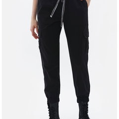 Pantaloni cargo cu snur in talie, OXXO