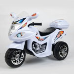 Motocicleta cu acumulator 6V Chipolino Sport Alba ELMVS0222WH, Chipolino