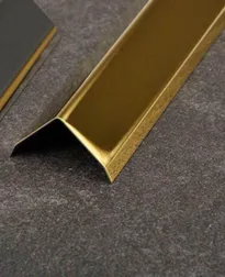 Profil coltar inox auriu 5 x 5 x 270 cm, OEM