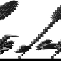 Set cada/dus Rea Mayson Negru Mat, Set cada/dus Rea Mayson Negru Mat,