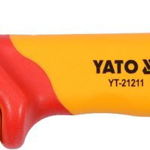 Cutit electrician profesional Yato YT-21211 cu izolatie VDE, din otel CrV, Yato