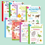 Pachet 8 carti de activitati Montessori, Litera