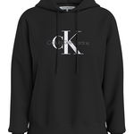 CALVIN KLEIN JEANS, Hanorac cu imprimeu logo, Negru