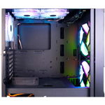 Carcasa Gaming Inaza Prism, USB 3.0, 5x Vent. 120 mm LED RGB, Panou transparent