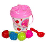 Set galetusa si forme nisip Ice Cream, 5 piese, Multicolor