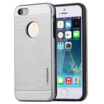 Husa Apple iPhone 5/5S/5SE Motomo V5 Argintiu, Alotel