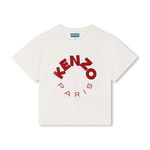 Kenzo Kids tricou de bumbac pentru copii culoarea bej, cu imprimeu, K60756, Kenzo kids