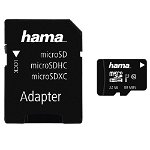 Card de memorie Hama, microSDHC 32GB Class 10 UHS-I 80MB/s + Adaptor