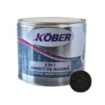 Vopsea alchidica pentru metal Kober 3 in 1 Hammer,interior/exterior, negru, 2.5 l, Hammer